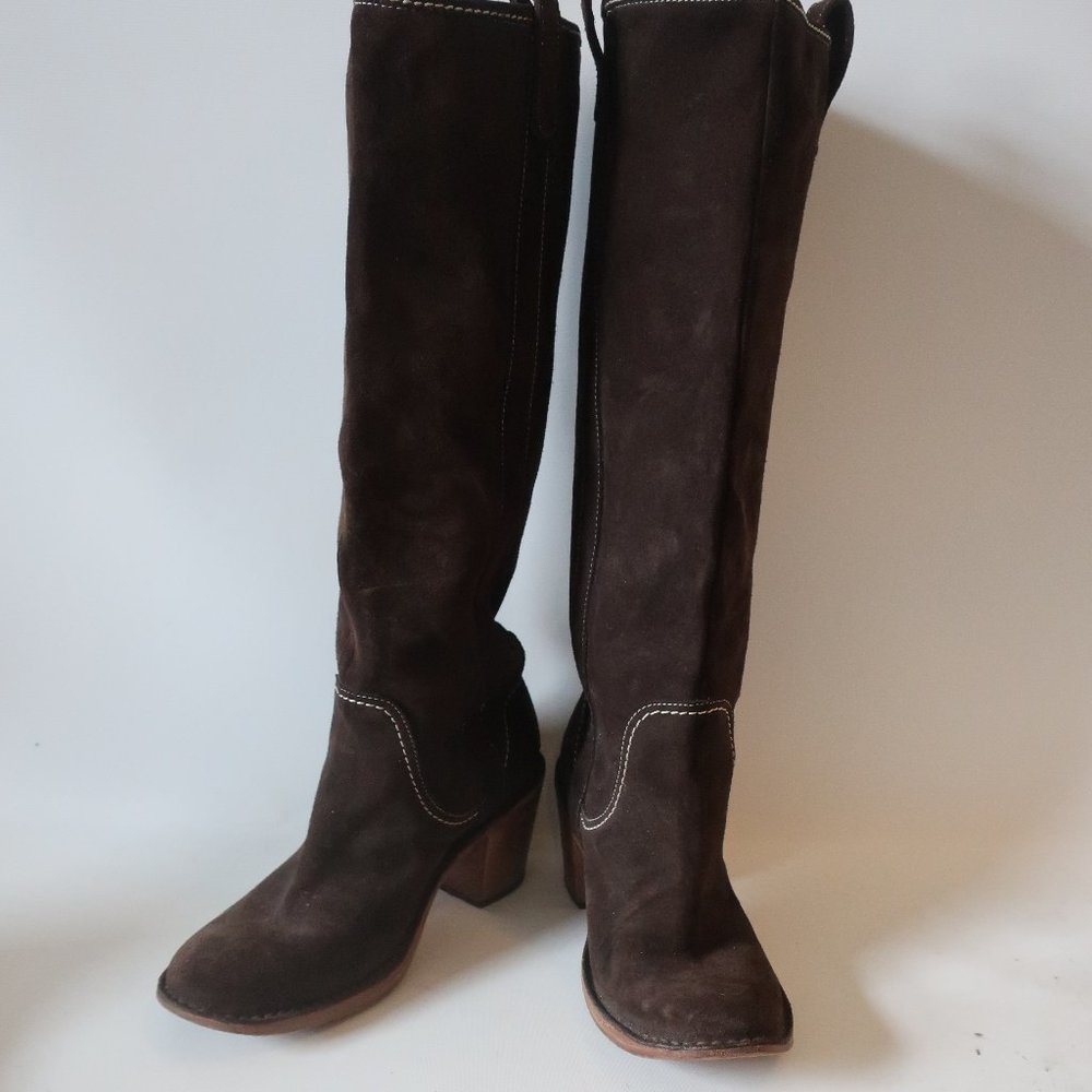 Fiorentini + Baker Brown Heeled Boots
